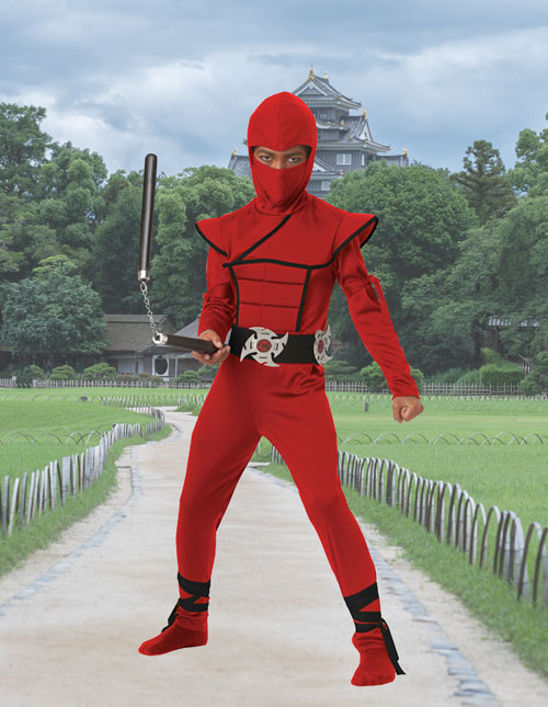 Red Ninja Costume Red Ninja Costume